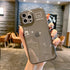 Cute Cartoon Bear Couple Clear Phone Case For iPhone 14 Pro Max 13 12 11 X XS XR 7 8 Plus Transparent Shockproof Simple Bear Case for iPhone 14 Pro Max with Camera Protector