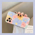 Cute Colorful Flowers Phone Case For iPhone 13 Pro Max 12 Mini 11 X XS XR 7 8 Plus Fashion Floral Soft Shockproof Cover Clear Cute Floral Design Back Cover
