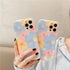 Cute Colorful Flowers Phone Case For iPhone 13 Pro Max 12 Mini 11 X XS XR 7 8 Plus Fashion Floral Soft Shockproof Cover Clear Cute Floral Design Back Cover