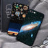 Cute Colorful Planet Star Phone Case For iPhone XR X XS Max 7 8 Plus SE 13 12 11 Pro Max Mini Hard Shockproof Cover Star Moon Planet Pattern Design for Girl Women Boy Men Shockproof Silicone Protective Phone Case