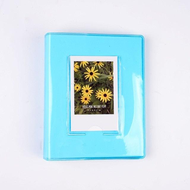 Cute Mini Holds 64 Photos Album Jelly Color Photo Album for Name Card 7s 8 25 50s Mini Photo Album Ring Binder Cover Refillable Notebook Photo Album