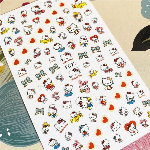 Cute rabbit Cute cat Japanese Justice Girl 3D Back Glue Nail Sticker Nail Decoration Nail Art Nail Ornament Self Adhesive Nail Decals for Nail Art Decoration Including Hearts Stars Letters Bowknot Leaves Flowers Plants Fruits Butterflies for Woman - ALLURELATION - 3D Decals, 3D Luminous, 3D Luminous Nail, 3D Nail, 3D Nail Art, 3d Nail Decal, 3D Nail Stickers, 3D Nail Supplies, 3D Self-Adhesive, 3D Self-Adhesive Nail, 554, Acrylic Nail Supplies, acrylic nails, Glue Nail, Nail Art, Nail Stickers - Stevvex.com