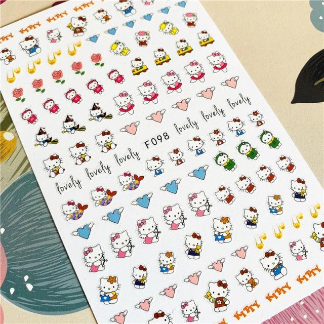 Cute rabbit Cute cat Japanese Justice Girl 3D Back Glue Nail Sticker Nail Decoration Nail Art Nail Ornament Self Adhesive Nail Decals for Nail Art Decoration Including Hearts Stars Letters Bowknot Leaves Flowers Plants Fruits Butterflies for Woman - ALLURELATION - 3D Decals, 3D Luminous, 3D Luminous Nail, 3D Nail, 3D Nail Art, 3d Nail Decal, 3D Nail Stickers, 3D Nail Supplies, 3D Self-Adhesive, 3D Self-Adhesive Nail, 554, Acrylic Nail Supplies, acrylic nails, Glue Nail, Nail Art, Nail Stickers - Stevvex.com