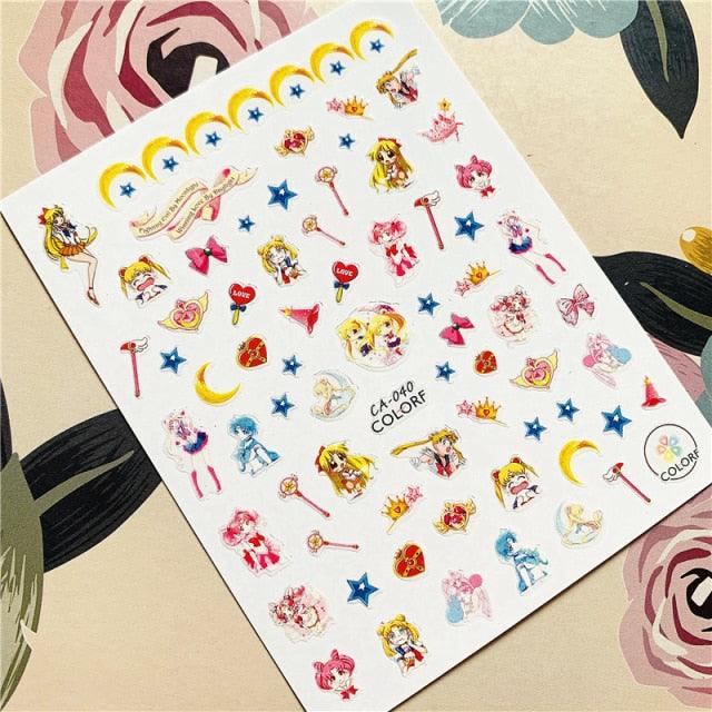Cute rabbit Cute cat Japanese Justice Girl 3D Back Glue Nail Sticker Nail Decoration Nail Art Nail Ornament Self Adhesive Nail Decals for Nail Art Decoration Including Hearts Stars Letters Bowknot Leaves Flowers Plants Fruits Butterflies for Woman - ALLURELATION - 3D Decals, 3D Luminous, 3D Luminous Nail, 3D Nail, 3D Nail Art, 3d Nail Decal, 3D Nail Stickers, 3D Nail Supplies, 3D Self-Adhesive, 3D Self-Adhesive Nail, 554, Acrylic Nail Supplies, acrylic nails, Glue Nail, Nail Art, Nail Stickers - Stevvex.com