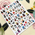Cute rabbit Cute cat Japanese Justice Girl 3D Back Glue Nail Sticker Nail Decoration Nail Art Nail Ornament Self Adhesive Nail Decals for Nail Art Decoration Including Hearts Stars Letters Bowknot Leaves Flowers Plants Fruits Butterflies for Woman - ALLURELATION - 3D Decals, 3D Luminous, 3D Luminous Nail, 3D Nail, 3D Nail Art, 3d Nail Decal, 3D Nail Stickers, 3D Nail Supplies, 3D Self-Adhesive, 3D Self-Adhesive Nail, 554, Acrylic Nail Supplies, acrylic nails, Glue Nail, Nail Art, Nail Stickers - Stevvex.com