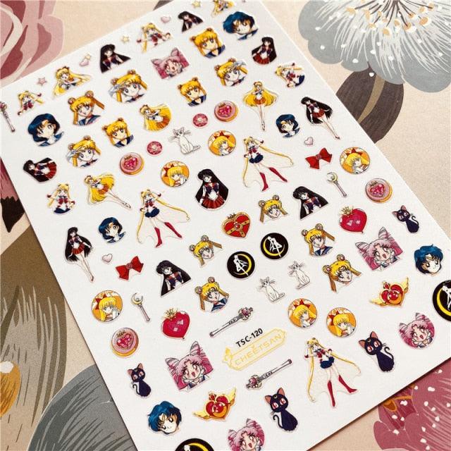 Cute rabbit Cute cat Japanese Justice Girl 3D Back Glue Nail Sticker Nail Decoration Nail Art Nail Ornament Self Adhesive Nail Decals for Nail Art Decoration Including Hearts Stars Letters Bowknot Leaves Flowers Plants Fruits Butterflies for Woman - ALLURELATION - 3D Decals, 3D Luminous, 3D Luminous Nail, 3D Nail, 3D Nail Art, 3d Nail Decal, 3D Nail Stickers, 3D Nail Supplies, 3D Self-Adhesive, 3D Self-Adhesive Nail, 554, Acrylic Nail Supplies, acrylic nails, Glue Nail, Nail Art, Nail Stickers - Stevvex.com