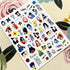Cute rabbit Cute cat Japanese Justice Girl 3D Back Glue Nail Sticker Nail Decoration Nail Art Nail Ornament Self Adhesive Nail Decals for Nail Art Decoration Including Hearts Stars Letters Bowknot Leaves Flowers Plants Fruits Butterflies for Woman - ALLURELATION - 3D Decals, 3D Luminous, 3D Luminous Nail, 3D Nail, 3D Nail Art, 3d Nail Decal, 3D Nail Stickers, 3D Nail Supplies, 3D Self-Adhesive, 3D Self-Adhesive Nail, 554, Acrylic Nail Supplies, acrylic nails, Glue Nail, Nail Art, Nail Stickers - Stevvex.com