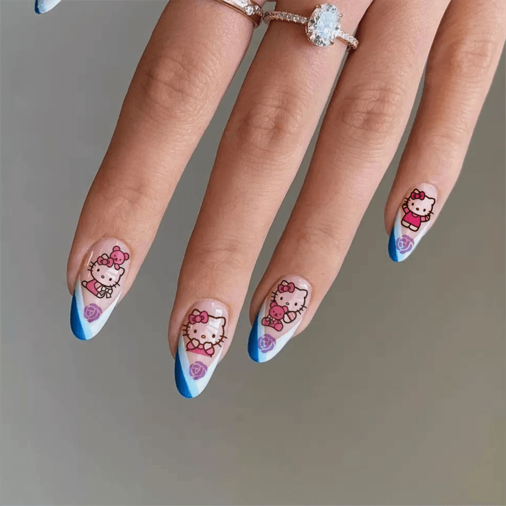 Cute rabbit Cute cat Japanese Justice Girl 3D Back Glue Nail Sticker Nail Decoration Nail Art Nail Ornament Self Adhesive Nail Decals for Nail Art Decoration Including Hearts Stars Letters Bowknot Leaves Flowers Plants Fruits Butterflies for Woman - ALLURELATION - 3D Decals, 3D Luminous, 3D Luminous Nail, 3D Nail, 3D Nail Art, 3d Nail Decal, 3D Nail Stickers, 3D Nail Supplies, 3D Self-Adhesive, 3D Self-Adhesive Nail, 554, Acrylic Nail Supplies, acrylic nails, Glue Nail, Nail Art, Nail Stickers - Stevvex.com