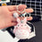 Cute Totoro Animal Trinket Metal  Keyring Fur Pendent Charm  Keychain Women Key Chains Car Bag For Men Women Totoro Shape Metal Key Chain