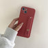 Cute Wrist Strap Soft Silicone Slim Protective Case with Strap Cover Square Silicone Phone Case For iPhone 11 13 12 Pro XR XS Max X 6 6s 7 8 Plus SE2 Candy Colors Soft Back Cover