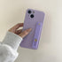 Cute Wrist Strap Soft Silicone Slim Protective Case with Strap Cover Square Silicone Phone Case For iPhone 11 13 12 Pro XR XS Max X 6 6s 7 8 Plus SE2 Candy Colors Soft Back Cover