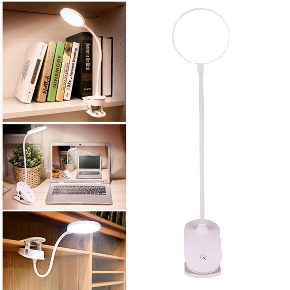 Desk Lamp USB Flexo LED Table Lamp Study Table Lamps With Clip Bed Reading Book Light Desk Lamp Table Touch Bedroom Bedside Lamp Decorative Table Lamp Cute Study Lamps for Bedroom Décor