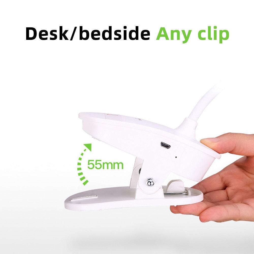 Desk Lamp USB Flexo LED Table Lamp Study Table Lamps With Clip Bed Reading Book Light Desk Lamp Table Touch Bedroom Bedside Lamp Decorative Table Lamp Cute Study Lamps for Bedroom Décor