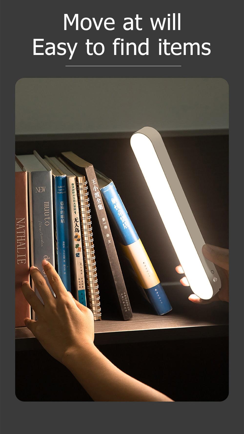 Desk Lamp USB Lamp USB LED Light Computer Table Lamp Magnetic Office Study Reading Light Rechargeable For Bedroom Decorative Table Lamp Cute Study Lamps for Bedroom Décor