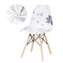 Dining Chair Cover Lounge Armless Chair Protector Stretchable Slipcovers for Dining Room Living Room Seat Cover For Shell Chair Washable Removable Armless Shell Chair Cover And Home Hotel Slipcover Seat Case