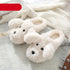 Dog Slippers Women Shoes Winter Warm Soft Plush Shoes Couples Slippers For Home Indoor Bedroom Women Warm Slippers Warm Faux Fur Cute Dog Lovers Winter Home Comfortable Shoes