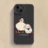 Doubt Duck Smile Case For iPhone 11 12 13 14 Pro Max XR XS X 7 8 Plus Mini Shockproof Soft Cute Duck Girls Phone Cover Soft Liquid Silicone Rubber Shockproof Reinforced Corner Bumper Cover