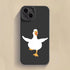 Doubt Duck Smile Case For iPhone 11 12 13 14 Pro Max XR XS X 7 8 Plus Mini Shockproof Soft Cute Duck Girls Phone Cover Soft Liquid Silicone Rubber Shockproof Reinforced Corner Bumper Cover
