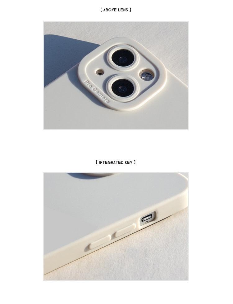 Doubt Duck Smile Case For iPhone 11 12 13 14 Pro Max XR XS X 7 8 Plus Mini Shockproof Soft Cute Duck Girls Phone Cover Soft Liquid Silicone Rubber Shockproof Reinforced Corner Bumper Cover