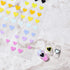 Dynamic Heart 3D Nail Stickers Holographic Adhesive Sliders Gradient Nail Art Accessories Flashing Heart Decals Tattoos Kids Nails Art Decoration Nail Strips Shiny French Tip Guides Stickers French Nail Stickers Form Fringe Guides