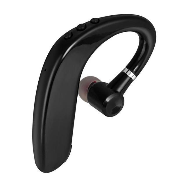 Ear Hook Bluetooth Wireless Headphone Single Ear Hook Business Headphones Wireless Bluetooth Noise Isolating Earbuds With Microphone Clear Calls Handsfree Sports Earbud Comfortable Painless Wearing Ergonomic Design