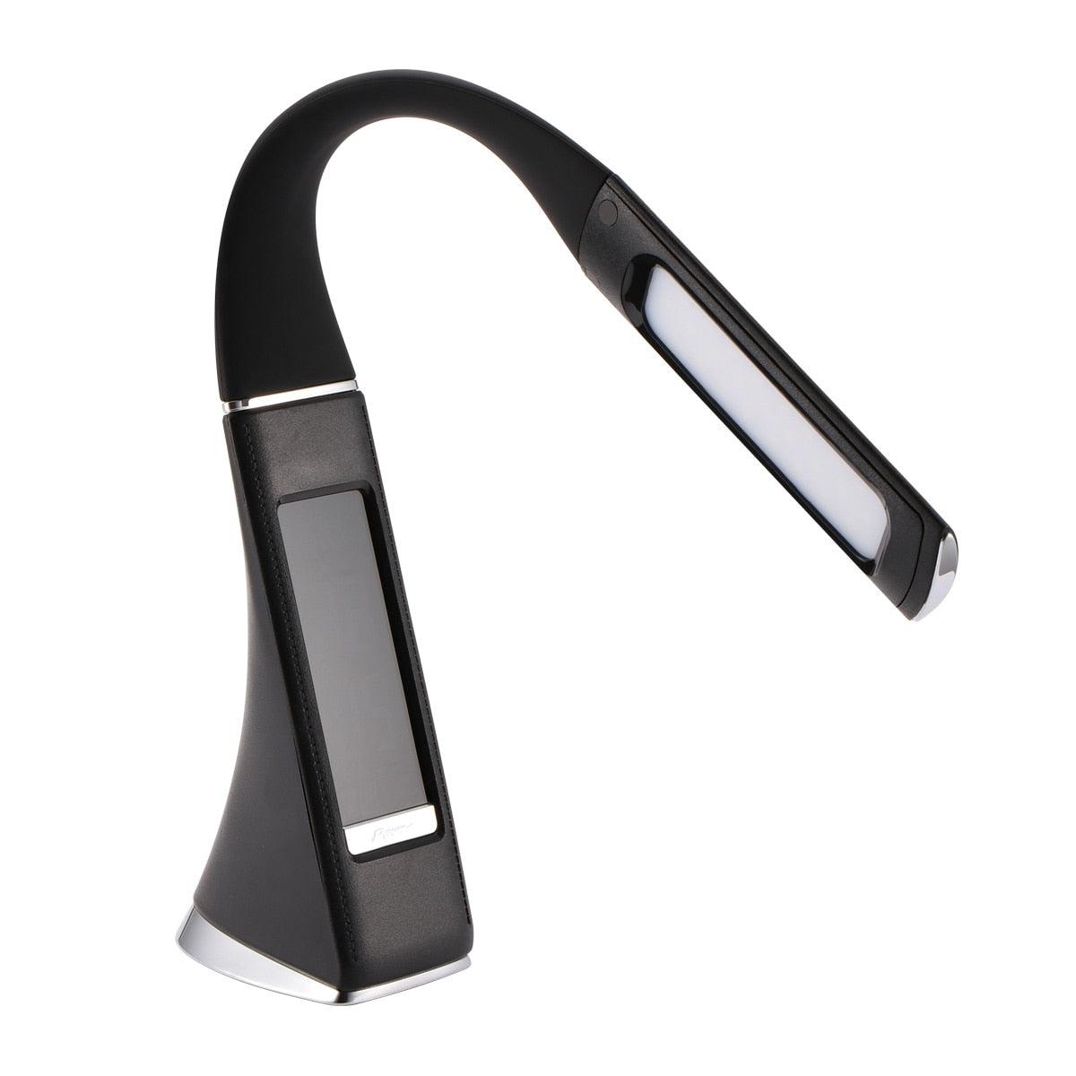 Eco-friendly LED Desk Lamp Multifunction Dimmable Reading Lamp With Calendar Temperature Alarm Clock for Office Bedroom Dorm Decorative Table Lamp Cute Study Lamps for Bedroom Décor