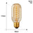 Edison Bulb E27 220V 40W ST64 G80 G95 T10 T45 A19 Retro Ampoule Vintage Incandescent Bulb edison Lamp Filament Light Bulb Decor LED Edison Bulb Dimmable Amber Warm 2700K Antique Vintage Filament Light Bulbs