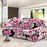 Elastic Sofa Cover For Living Room Stretch Combination Slipcovers Flowers Printed Sectional Couch Covers 1/2/3/4 Seater Floral Pattern Sofa Cover With Separate Cushion Cover Stretch Armchair Slipcover Washable Furniture Protector