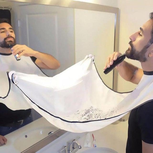 Elegant Apron Razor Holder Waterproof Cloth Bathroom Cleaning Protection Non Stick Material Beard Apron For Men - STEVVEX Beauty - 102, Apron Razor Holder, Beard, Beard Apron, Beard Catcher, Beauty, Cleaning Protection, Man Shaving Apron, Mens Beard Apron, Shaver Holder, Shaving Apron - Stevvex.com