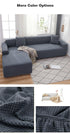 Elegant Elastic Sofa Covers Set for Living Room Chaise Lounge L Shape Corner Stretch Couch Armchair Slipcover Furniture Protector Shaped Sofa Cover Sectional Couch Cover for Living Room Fabric Chaise Lounge Slipcover