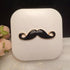 Elegant Mustache Contact Lens Case Cute Couple Portable Travel Eyewear Box Organizer Storage Holder Contact Lenses Container Kit With Mirror For Travel Contact Remover Lenses Case Kit