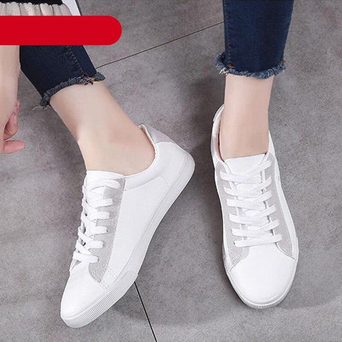 Elegant White Sneakers Womens Spring Summer Breathable Sneakers Flat Shoe Causal Womens Walking Shoes Slip On Mesh Lightweight Comfortable Sneakers