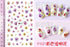 Embossed 3D Nail Stickers Blooming Flower 3D Nail Art Stickers Decals Adhesive Manicure Nail Art Tips Decoration Adhesive Abstract Face Curve Graffiti Nail Design for Acrylic Nail Supplies Designer Nail Decorations for Women Girls Kids