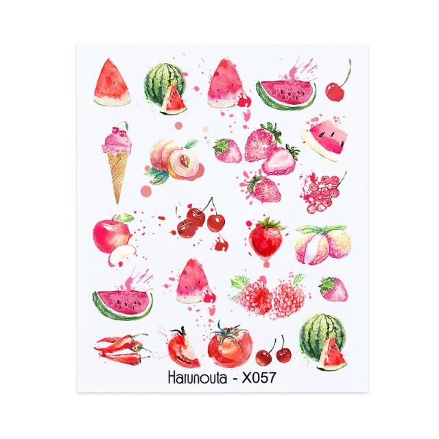 Embossed Nails Sticker 3D Flower Leaves Slider Water Transfer Nail Decals for Nail Art Transfer Sticker  3D Wave Design Decoration for Women Girls Art Stickers Decal Decoration Metallic Curve Strip Line Nail Decor