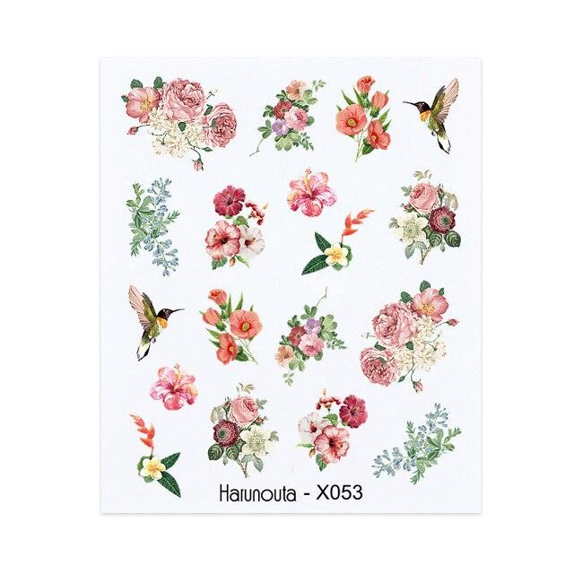 Embossed Nails Sticker 3D Flower Leaves Slider Water Transfer Nail Decals for Nail Art Transfer Sticker  3D Wave Design Decoration for Women Girls Art Stickers Decal Decoration Metallic Curve Strip Line Nail Decor