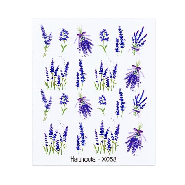 Embossed Nails Sticker 3D Flower Leaves Slider Water Transfer Nail Decals for Nail Art Transfer Sticker  3D Wave Design Decoration for Women Girls Art Stickers Decal Decoration Metallic Curve Strip Line Nail Decor