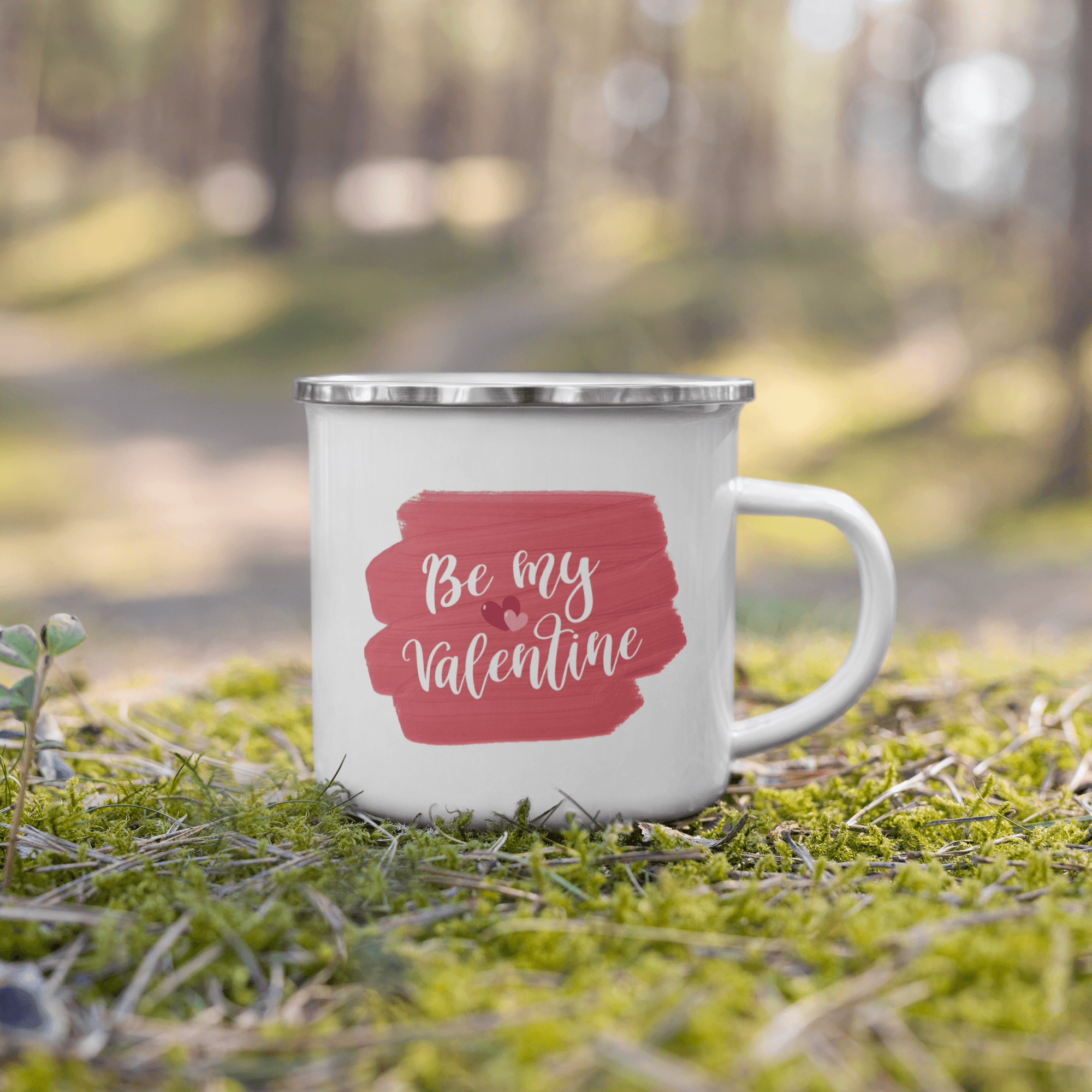 Be My Valentine Rose Printed Enamel Mug Best Gifts for Wife Valentines Day Gifts Wife Gift from Husband Mothers Day Gifts for Wife Christmas Gifts - STEVVEX POD - 1002, Be my valentine, Be my Valentine enamel mug, Customized mug, enammel mug, Happy VAlentine Enammel mug, Happy Valentine gift, Happy Valentine Mug, I love you enamel mug, I love you mug, Print on demand enammel mug, Valentine mug, Valentine mug Pig Valentine mug - Stevvex.com