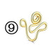 Evil Eye Stainless Steel Spiral Fake Nose Ring Cuff Non Piercing Nose Ring Clip On Fake Nose Piercing Jewelry Ear Clip Fake Piercing Nose Ring Punk Metal Gold Color Heart Leaf Nose Ring Clip Cuff Also Can Be Ear Clip Cuffs Non Pierced Without Hole