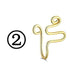 Evil Eye Stainless Steel Spiral Fake Nose Ring Cuff Non Piercing Nose Ring Clip On Fake Nose Piercing Jewelry Ear Clip Fake Piercing Nose Ring Punk Metal Gold Color Heart Leaf Nose Ring Clip Cuff Also Can Be Ear Clip Cuffs Non Pierced Without Hole