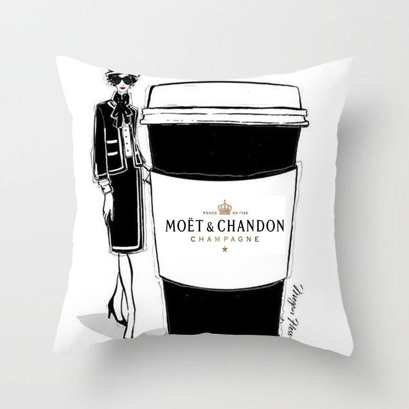 Fancy Theme Pillow Cover Hand Painted Flowers Camera Super Soft Chair Cushion Cover For Home Decoration Pink Flowers Digital Print Pillow Cover Queen Cushion Cover Book Vase Decor Throw Pillow Case Fancy Theme Decorative Accent Pillow 45X45cm