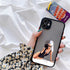 Fashion Beautiful Girl Pattern Case For iPhone 13 12 11 Pro Max Hand Drawn Girl Hard Phone Cover For iPhone 7 8 Plus SE2 X XR XS Pattern Protective Phone Case Hard PC Back Case Silicone Bumper Cover