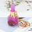 Fashion Creative Rhinestone Personality Lipstick Bag Car Keychain Female Schoolbag Pendant Metal Keychain Ring Gift Crystal Lipstick Makeup Keyring Rhinestone Purse Bag Charm Pendant Keychain