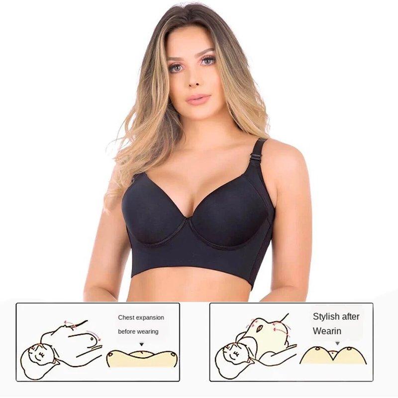 🎉Fashion Deep Cup Bra 🔥 Bra with shapewear incorporated - Stevvex - attractive Bra, Best Fit Bra, Best Selling Bra, Bra, Bra for Girls, Bra For Ladies, Bra for Women, Hot Sale Bra, Luxury Bra, Modern Body Fit Bra - Stevvex.com