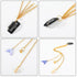 Fashion Elegant Women Lady Rhinestone Shell Crystal Tassel Long Chain Beads Dangle Hairpin Side Clip Gorgeous Hair Accessories For Women