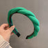 Fashion Hair Band Twist Solid Color Folds Pattern Hair Hoop Headbands Designer Hairband Gorgeous Hair Accessories For Women