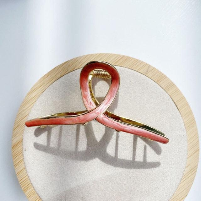 Fashion INS Hair Claws Hair Crab Clamp Hairgrip Matte Metal Hair Clip Claw Large Size INS Hair Claws Gorgeous Hair Accessories For Women