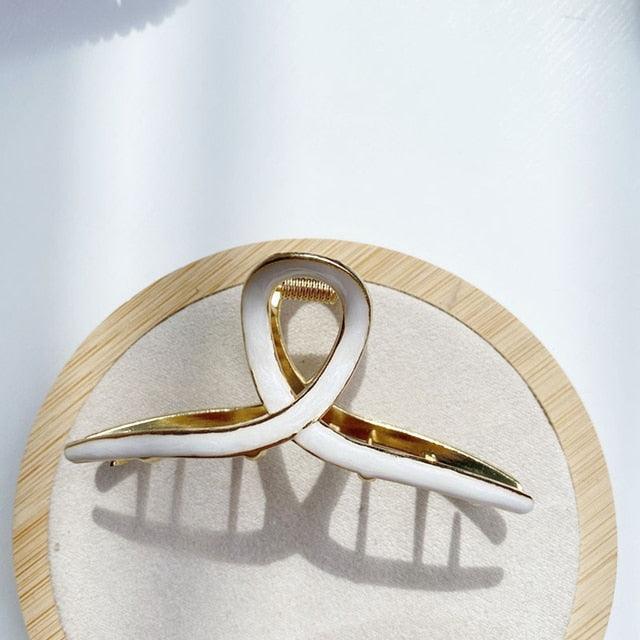 Fashion INS Hair Claws Hair Crab Clamp Hairgrip Matte Metal Hair Clip Claw Large Size INS Hair Claws Gorgeous Hair Accessories For Women