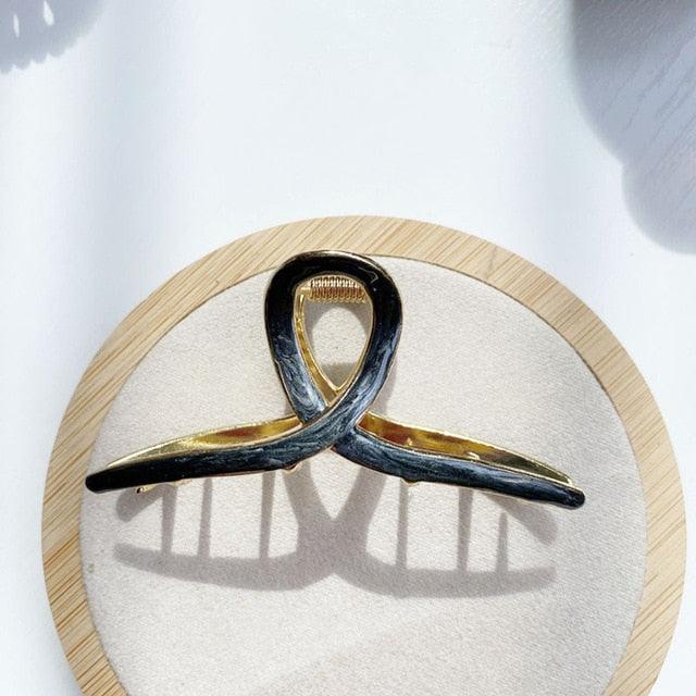 Fashion INS Hair Claws Hair Crab Clamp Hairgrip Matte Metal Hair Clip Claw Large Size INS Hair Claws Gorgeous Hair Accessories For Women