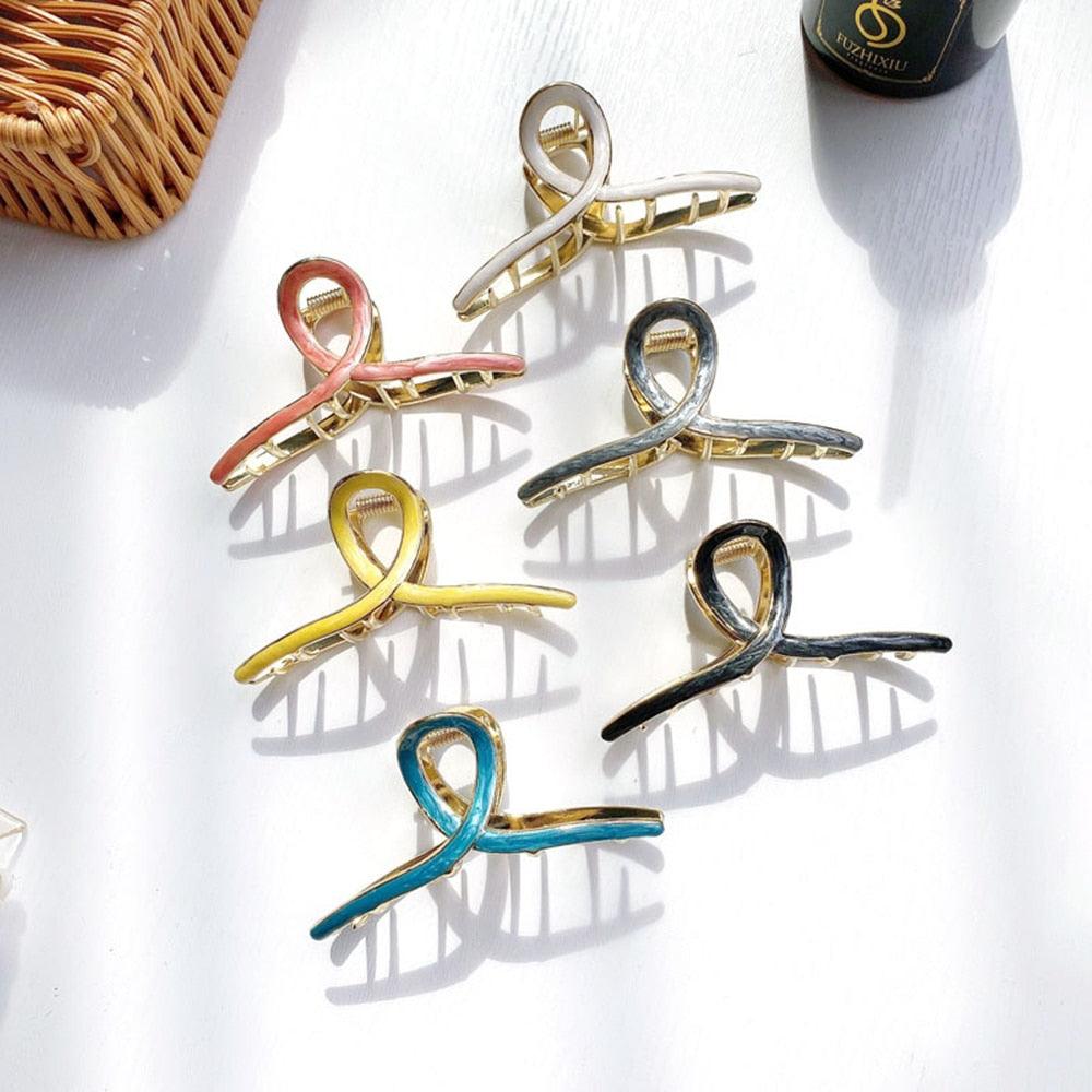 Fashion INS Hair Claws Hair Crab Clamp Hairgrip Matte Metal Hair Clip Claw Large Size INS Hair Claws Gorgeous Hair Accessories For Women