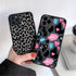 Fashion Leopard Pattern Case For iPhone 13 14 Pro MaxXS Max XR X Shockproof Cover Clear Bumper Women Girl Phone Case Cover with Black Leopard Print Designed for iPhone